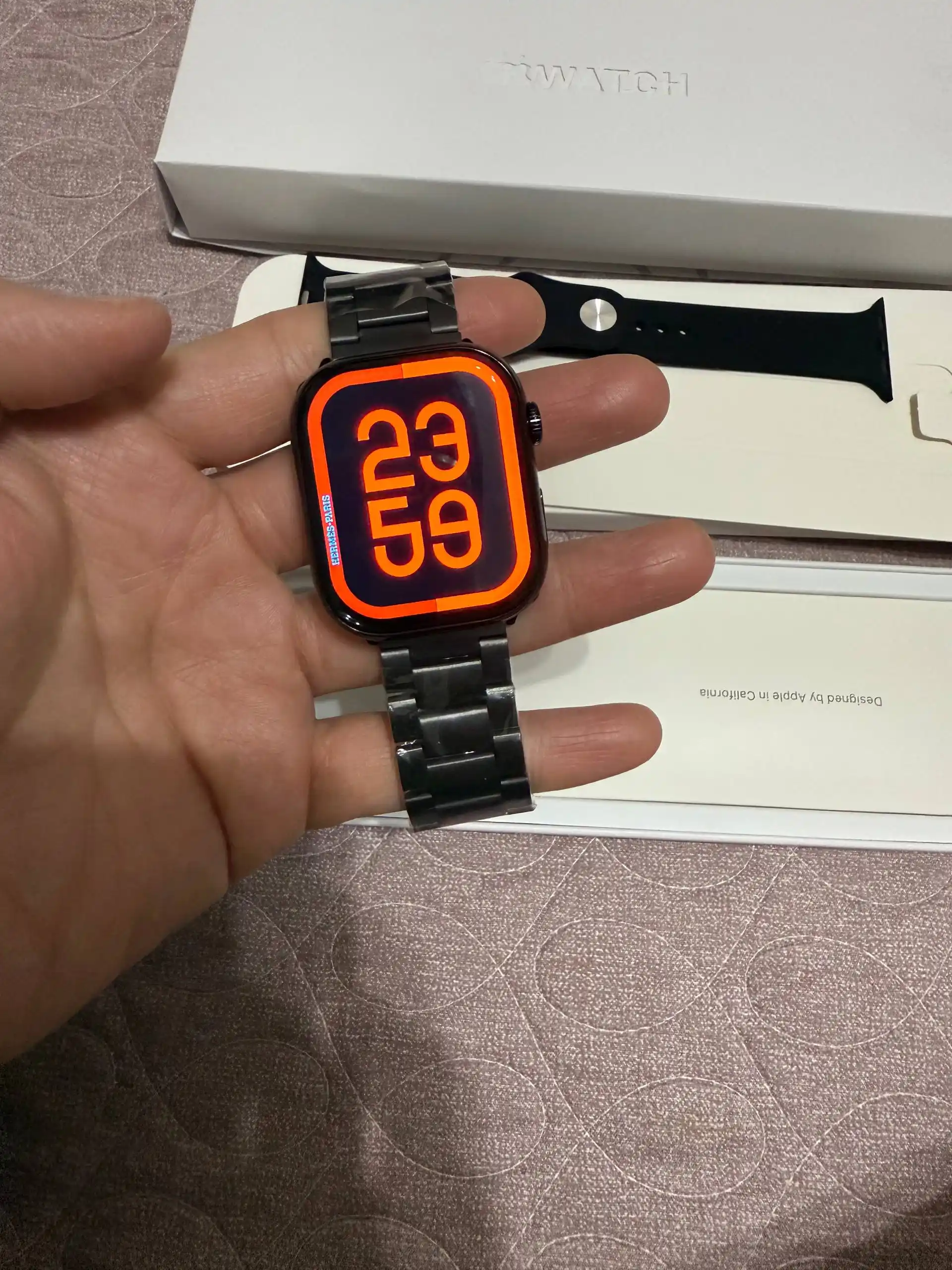 Aqlli soat Smart Watch Series 11, 46 mm, Jet Black Aluminum Case, Sport Band