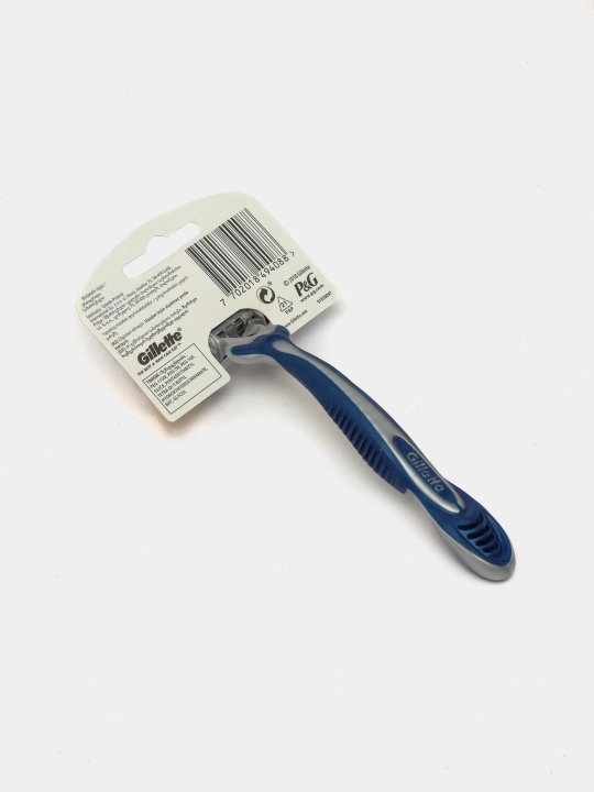 Gillette Blue 3 – bir martalik ustara, silliq qirqish - 