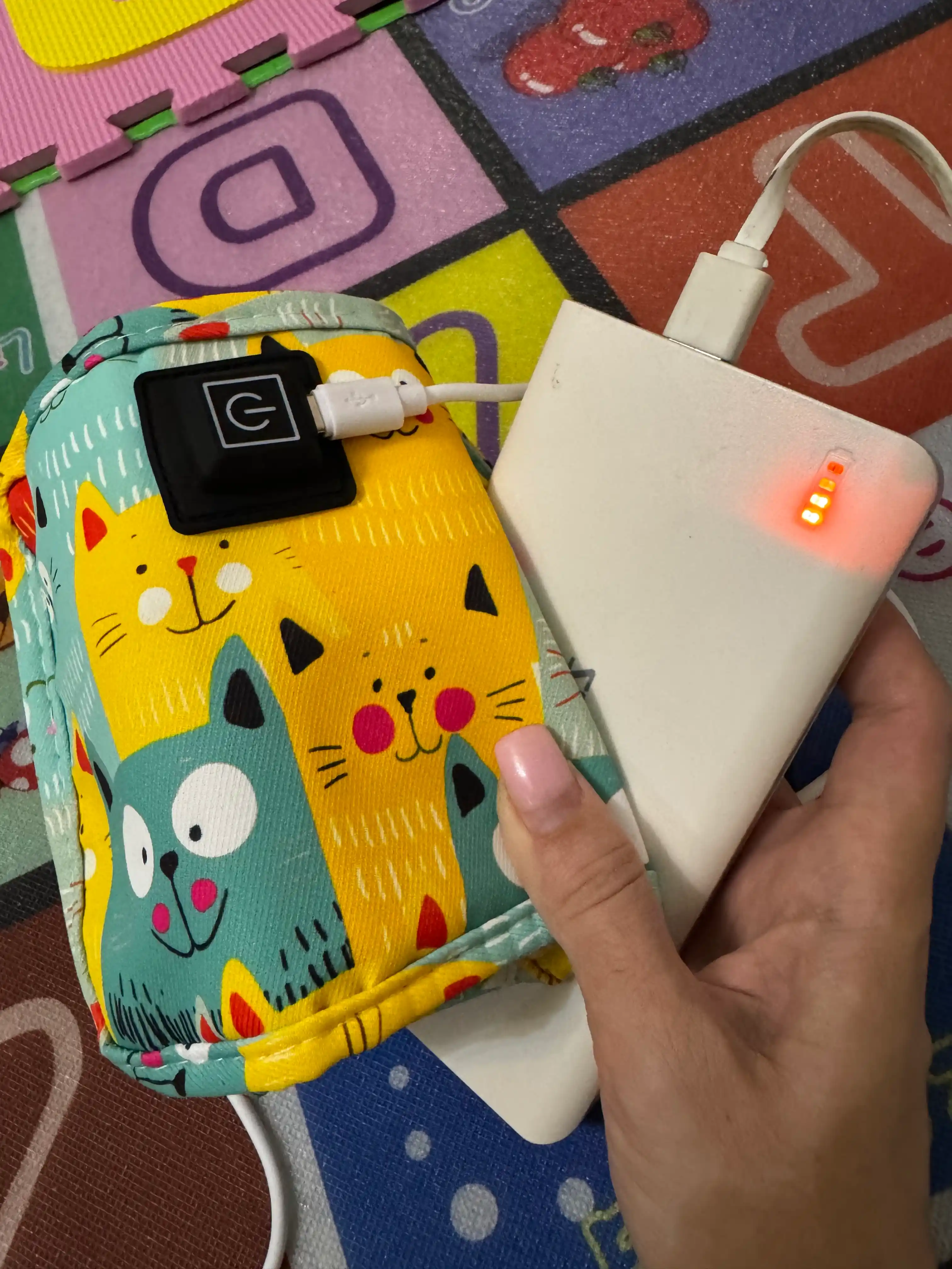 Подогреватель для бутылочек детского питания портативный USB, для новорожденных