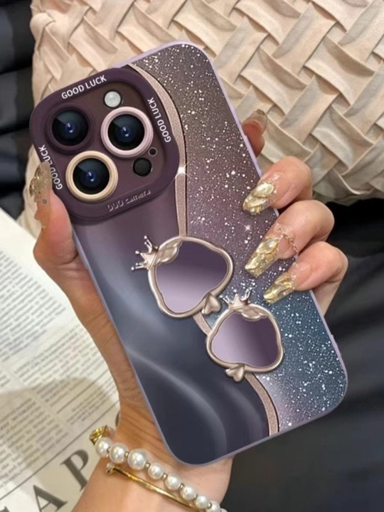IPhone 15Pro Max uchun g'ilof, rangli, silikon