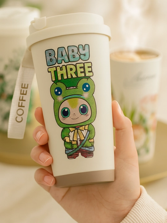 Choy va qahva uchun germetik termokrujka, SUS316 zanglamaydigan po‘latdan yasalgan, 500 ml