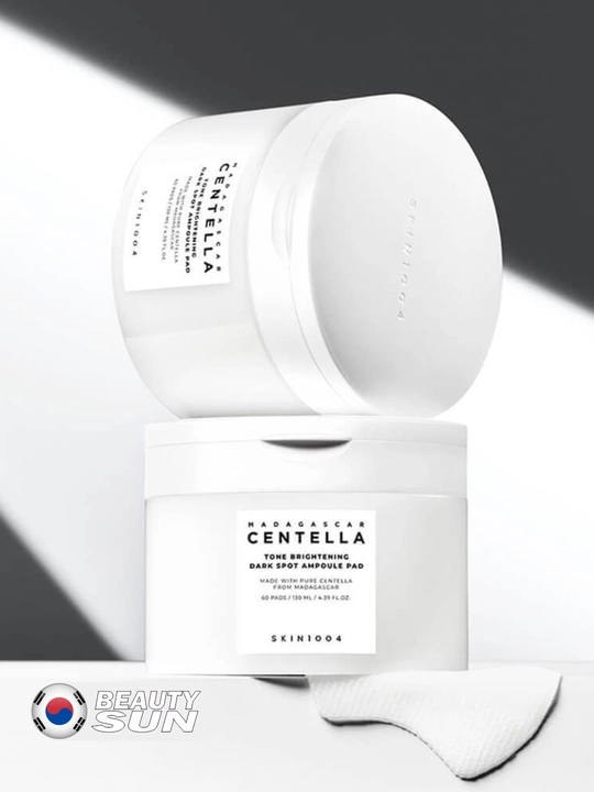 Tinchlantiruvchi patchlar, SKIN1004, Madagascar Centella, Calming Pad 130 ml, 70 dona