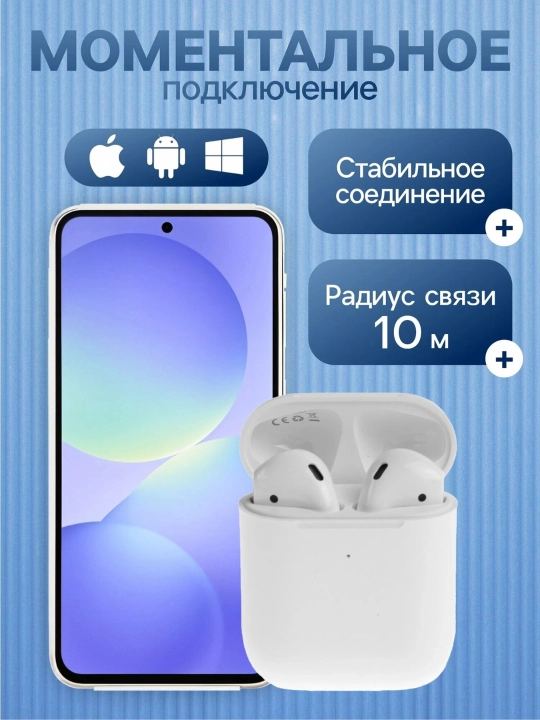 TWS наушники i11, i12, i15, i18, Bluetooth 5.0, с микрофоном, сенсорное управление