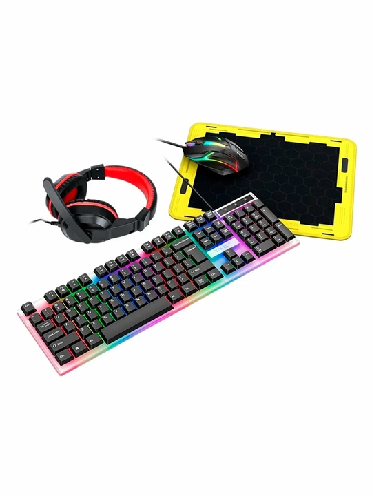 Игровая клавиатура и мышь T-wolf TF240 с RGB-подсветкой