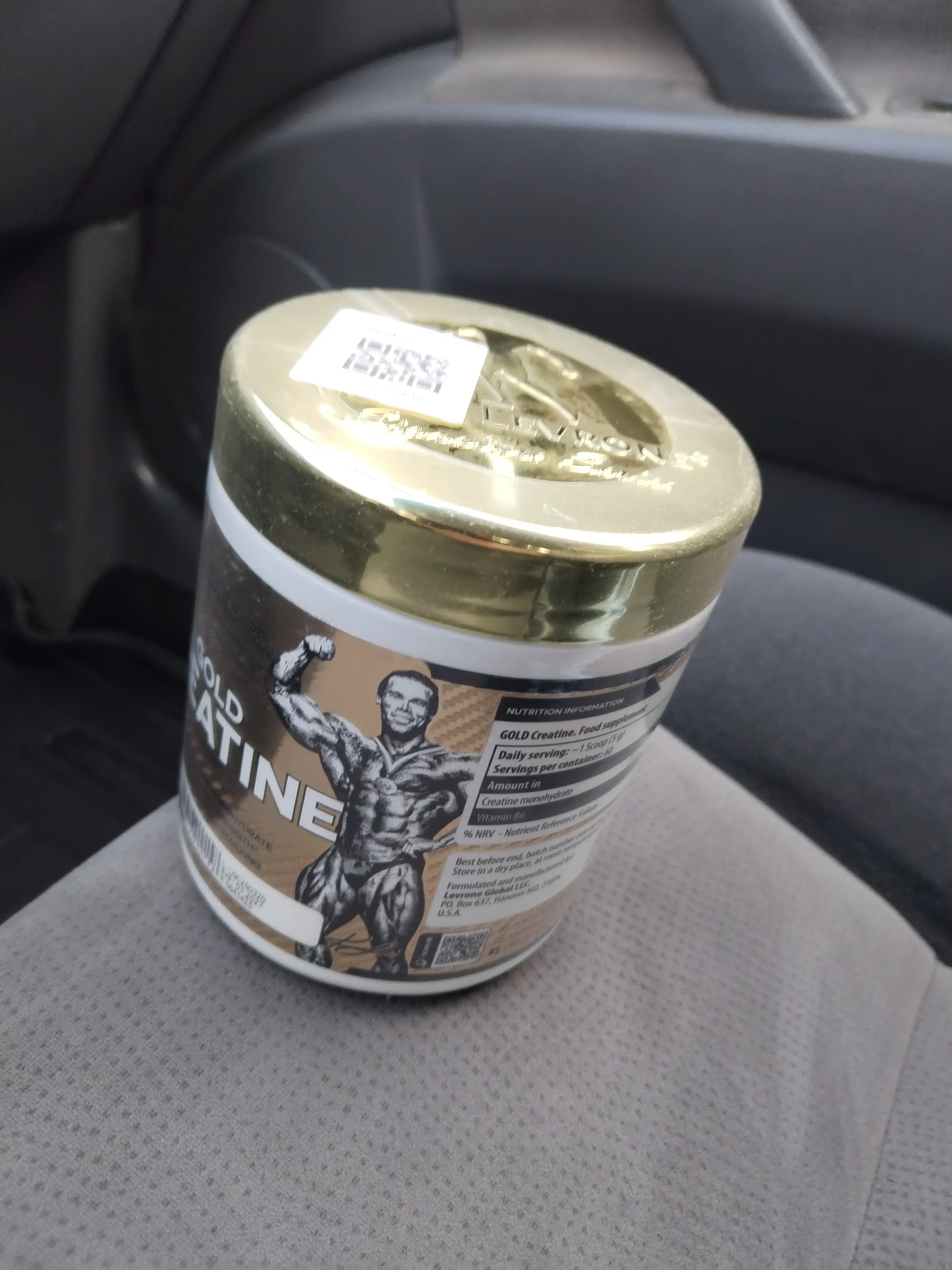 Kreatin monohidrat Kevin Levrone Oltin Kreatin + B6, ta'msiz, 300 g