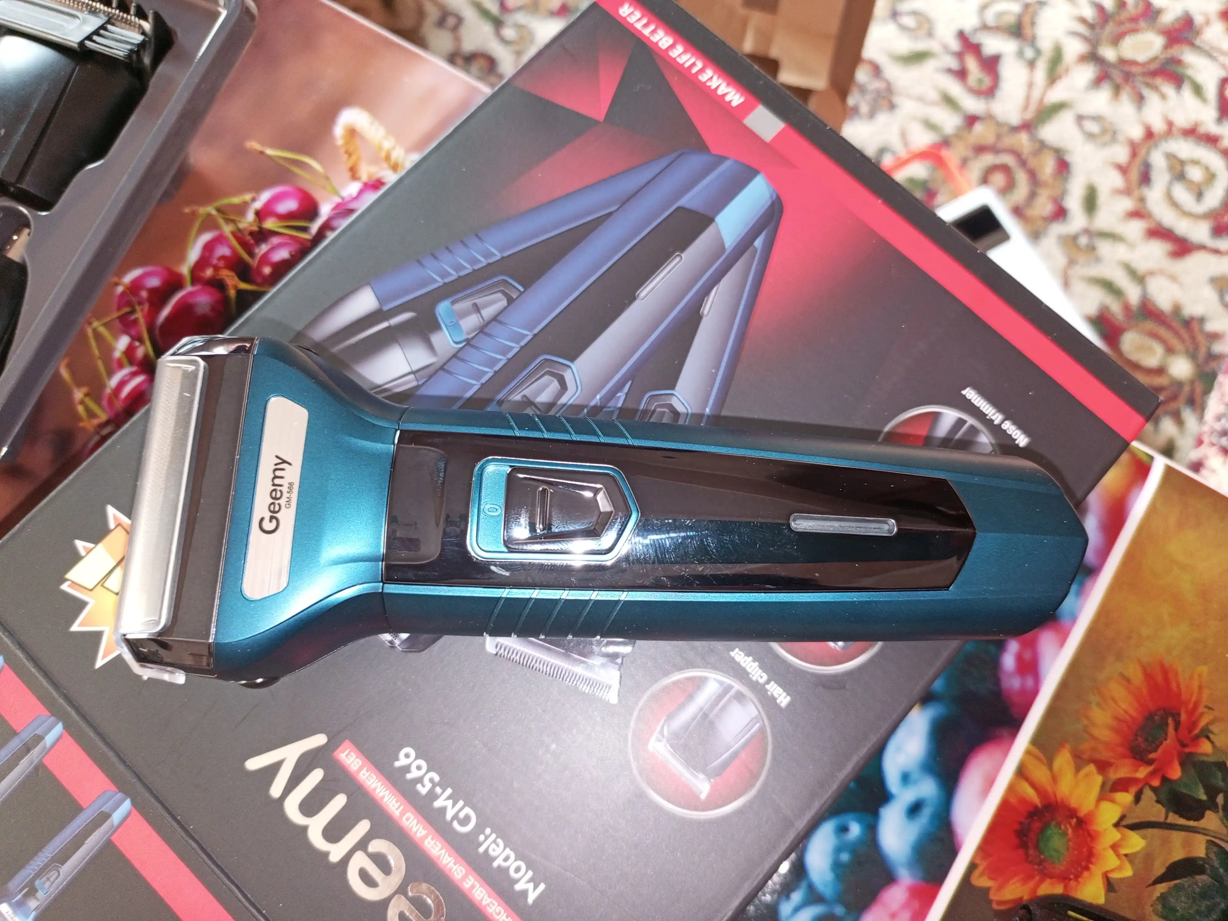 Trimmer, soch va soqol olish mashinkasi, soch olish mashinkasi, Geemy 3/1 GM-566 mashinka