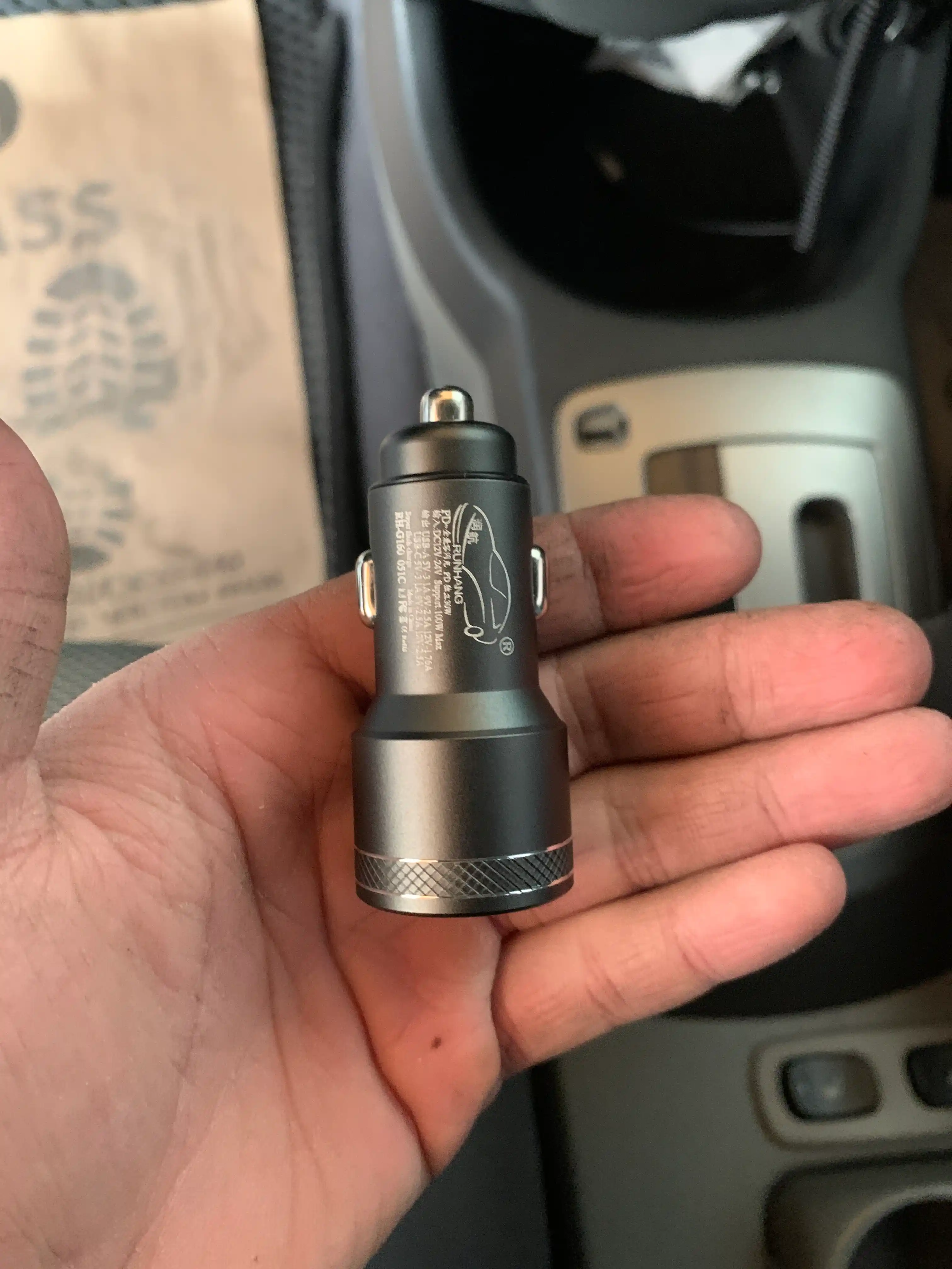 Автозарядное устройство 100W с поддержкой PD + USB