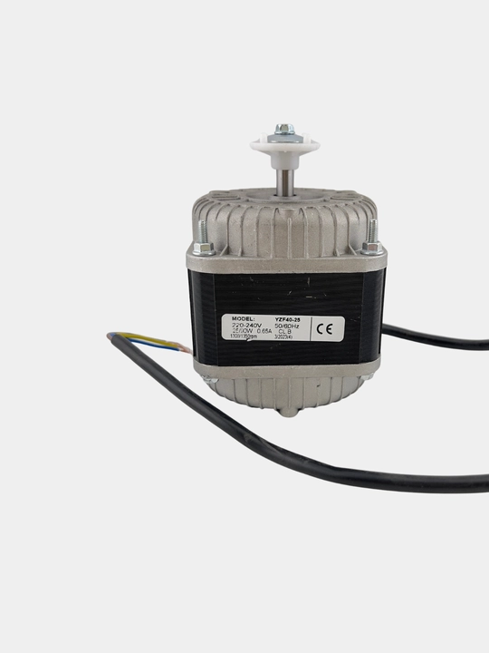 Ventilyator motori YZF40-25 — 220–240V, 50/60Hz, 25/90W, 1350 rpm, muzlatkich uchun