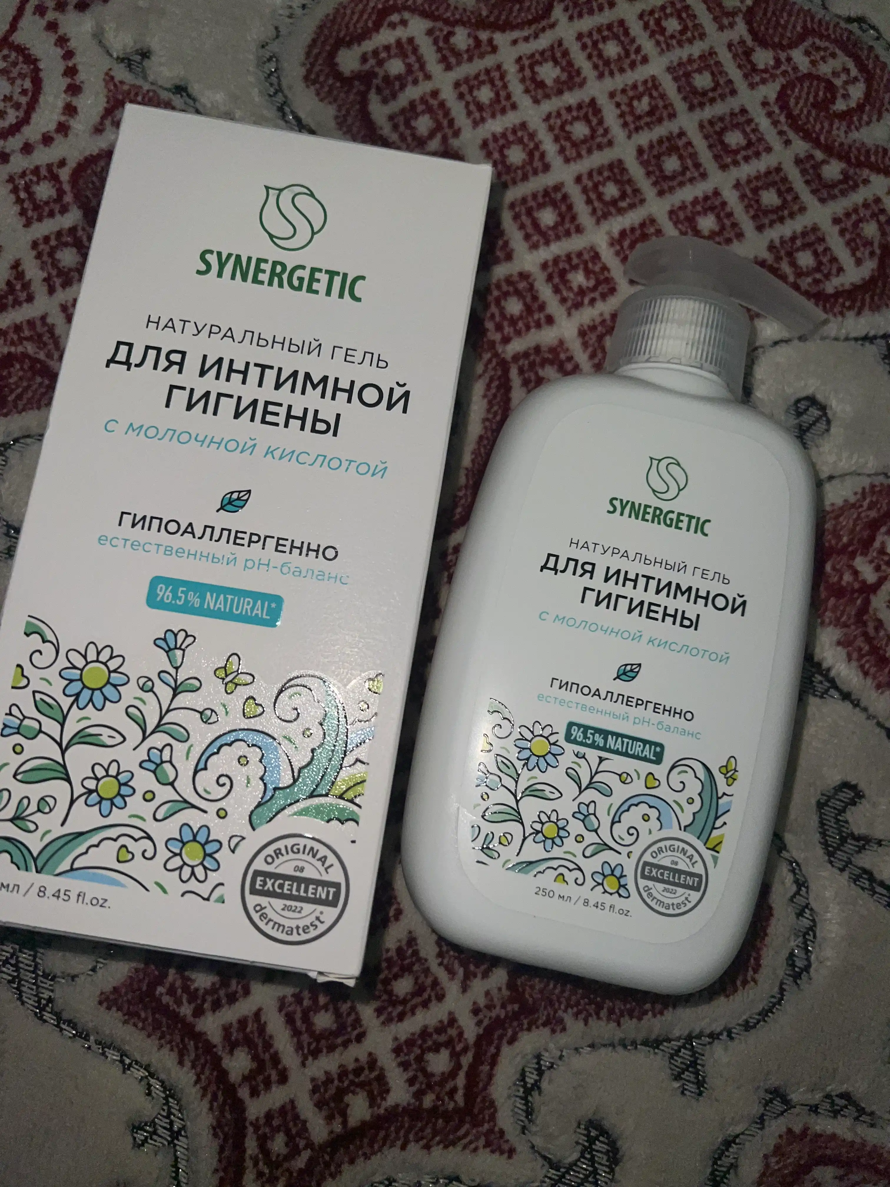 Intim gigiyena uchun tabiiy Synergetic geli, 250 ml