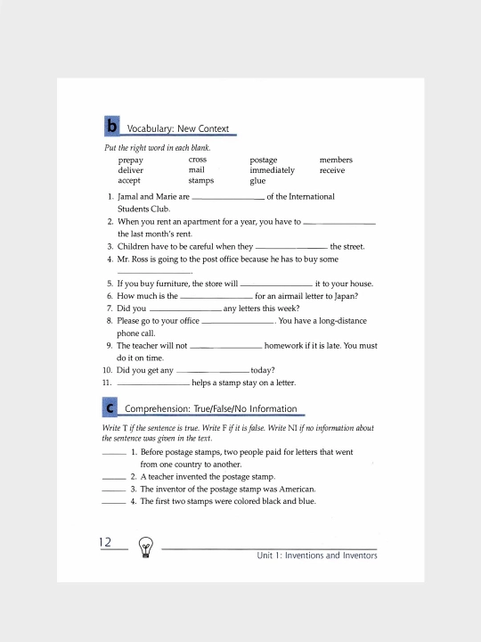 Facts and Figures, Thoughts & Notions 2, Cause & Effect 3, Concepts & Comments 4