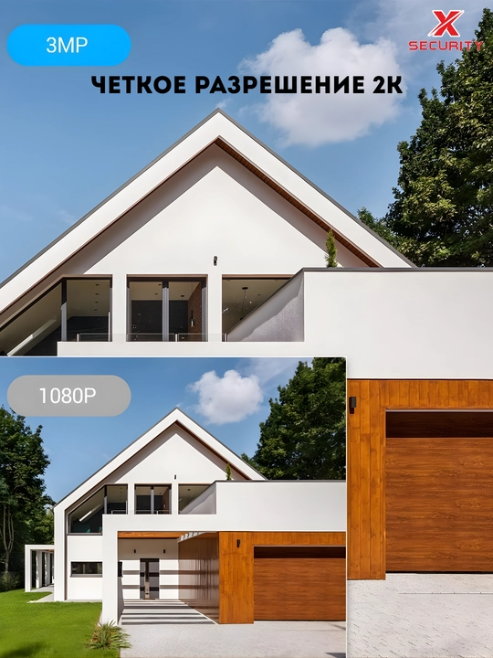 Камера видеонаблюдения Ezviz H4 3Mp Wi-Fi, двусторонняя связь, ночное цветное изображение