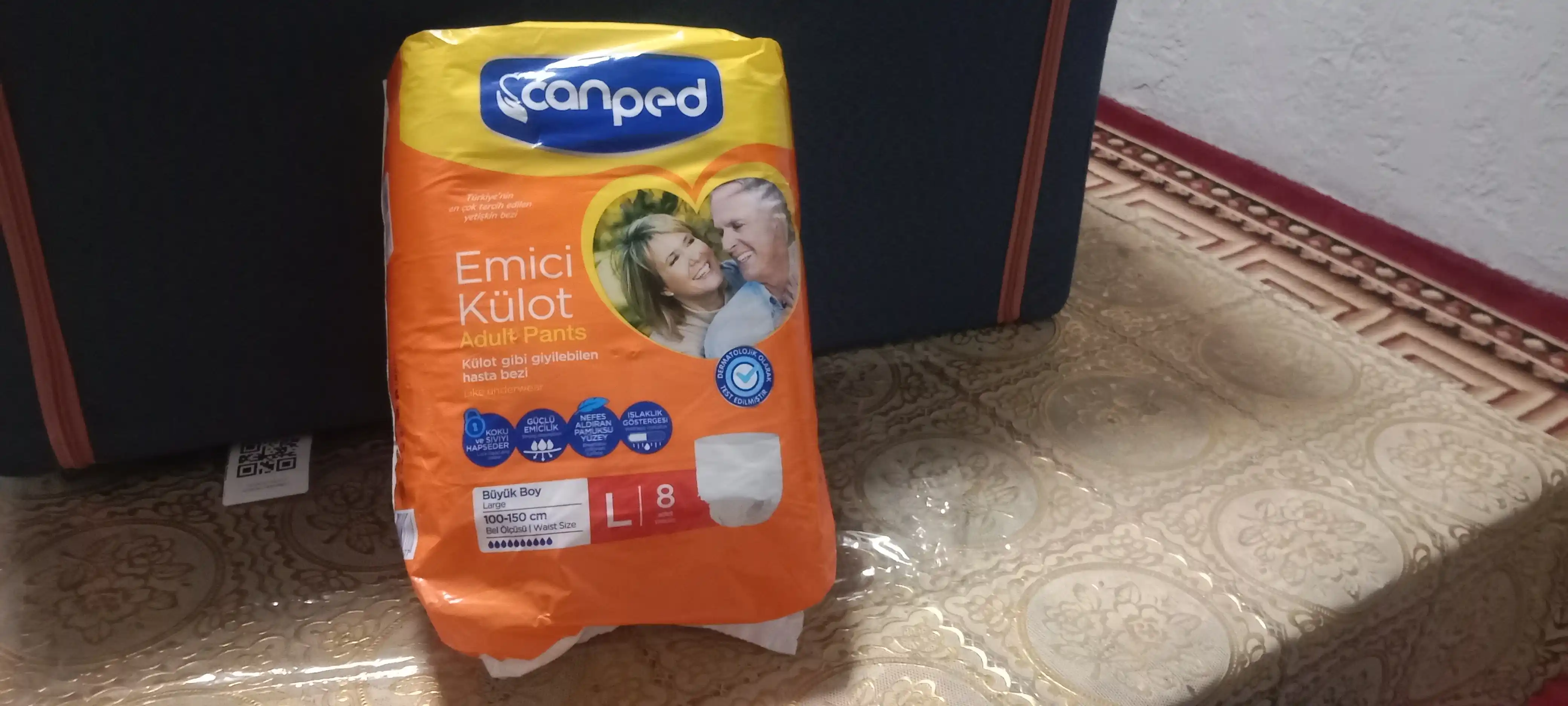 Подгузники-трусы для взрослых Canped, Comfort Relax Large, 8 шт (размер L)
