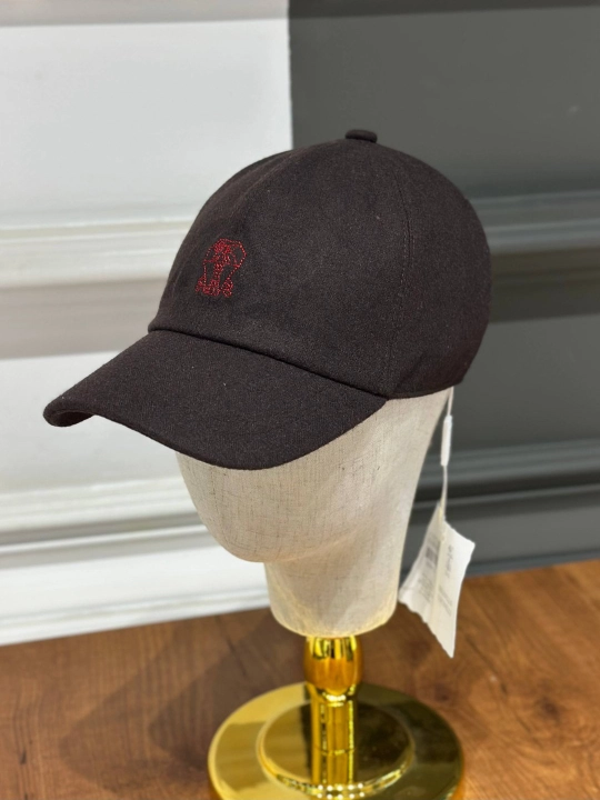 Бейсболка Brunello Cucinelli с фирменной вышивкой - 