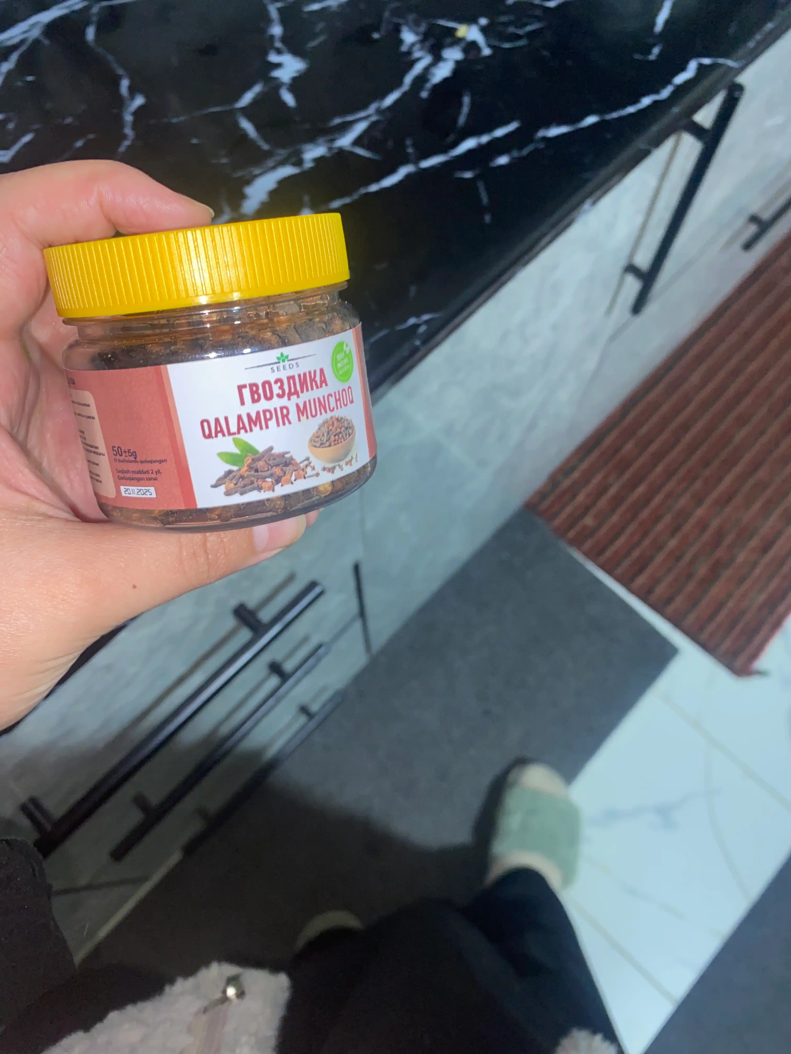 Qalampir munchoq, gvozdika, o‘tkir va yoqimli hidli tabiiy ziravor 50-gr, 100-gr, 200-gr
