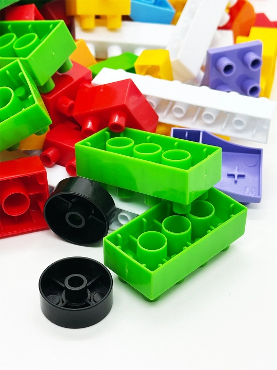 Lego конструктор, игрушки для детей, ведро, развиватель