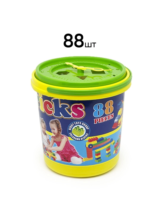Lego конструктор, игрушки для детей, ведро, развиватель