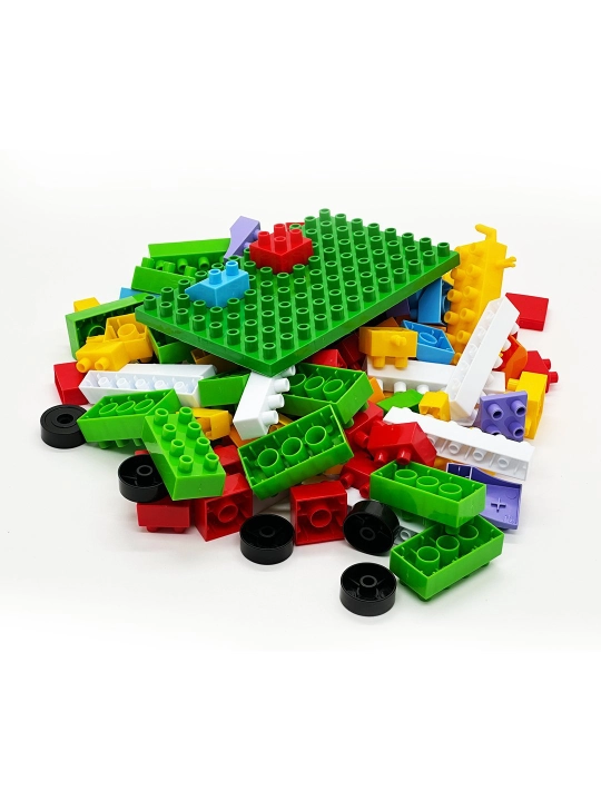 Lego конструктор, игрушки для детей, ведро, развиватель