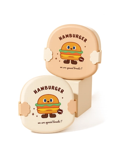 Каждый день становится вкуснее, когда обед упакован в такой красоте — VEKKIUZ-HAMBURGERLUNCHBOX-БЕЖЕВ