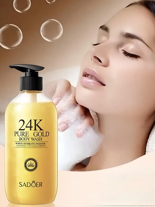 Гель для душа Sadoer "24K Чистое золото" - 