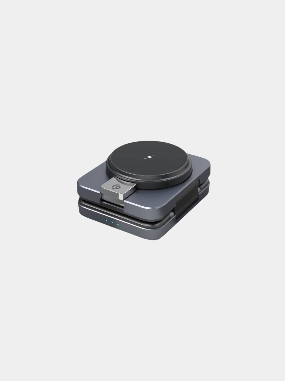 Powerology Qi2–15 Вт MagSafe — Подставка для одновременной зарядки нескольких устройств