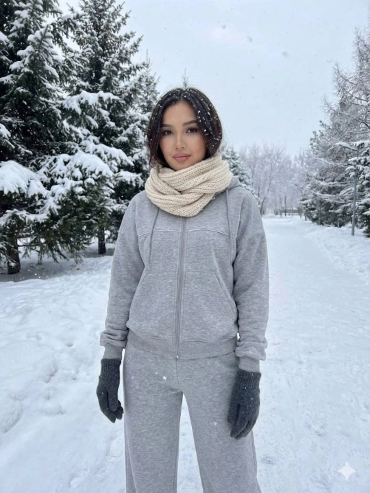 Ayollar uchun nachosli sportiv kostyum S va M razmerlar uchun, zamonaviy va ajoyib tanlov