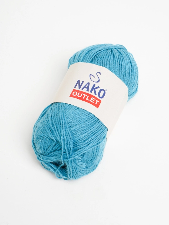 Пряжа Nako Outlet - 100% акрил, 250 м, 50 г (+- 5 г, 10%+-), в упаковке 1 штука - 