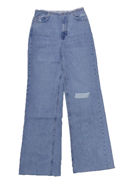 Ayollar uchun jinsi shimlar "Bjeans" Straight, to'g'ri bichim, klassik va yuqori bel