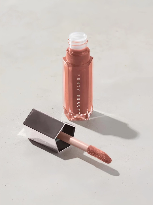 Fenty Beauty GLOSS BOMB lab uchun blesk FENTY GLOW 01 va Cookie Jar 04 ranglari