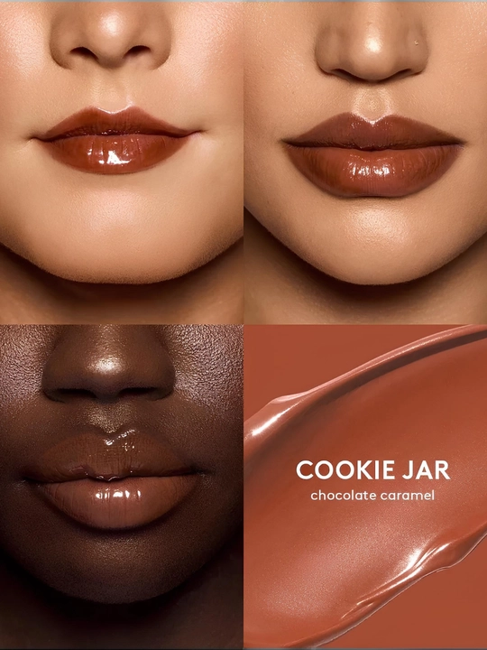 Fenty Beauty GLOSS BOMB lab uchun blesk FENTY GLOW 01 va Cookie Jar 04 ranglari