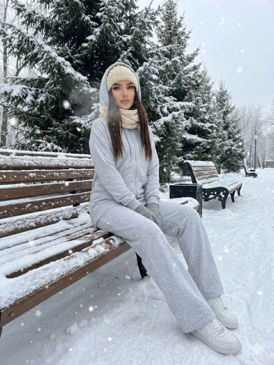 Ayollar uchun nachyosli sport kostyum, M/L/XL o‘lchamlarga mos tushadi