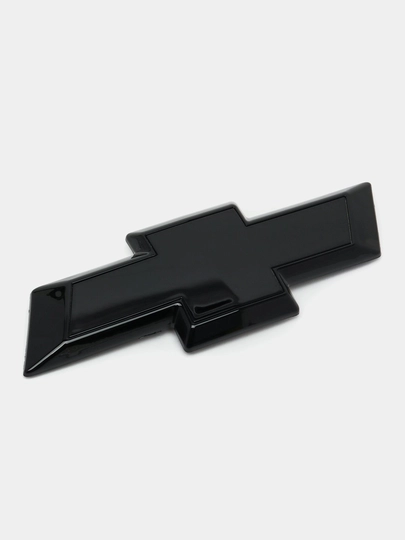 Эмблема Chevrolet Black Piano для Cobalt, Damas, Spark, Gentra, глянцевый чёрный логотип — AUTOT-BLACKEMBILEMA-sgarqa