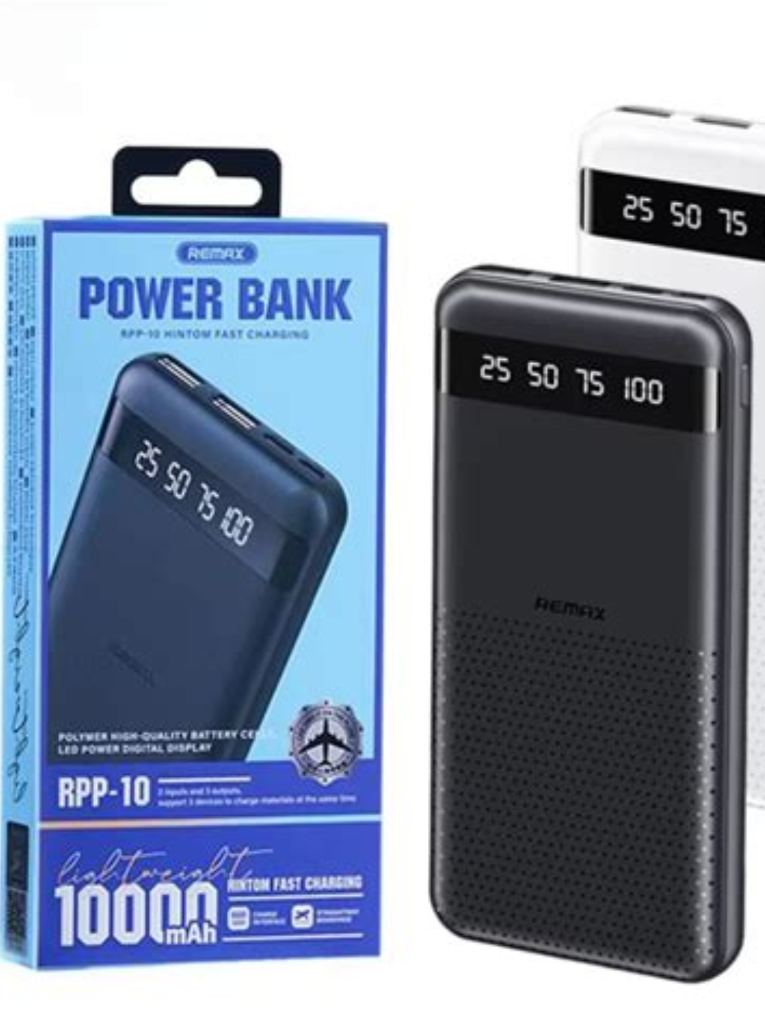 Внешний аккумулятор REMAX Power Bank 22.5W быстрая зарядка, 10000 mA/h, Type-C