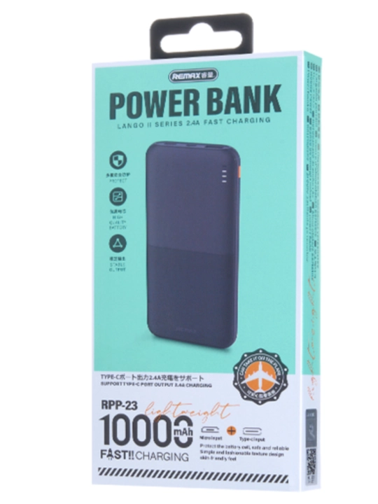 REMAX Power Bank tashqi batareyasi 22,5 W tez zaryadlash, 10000 mA/h, Type-C