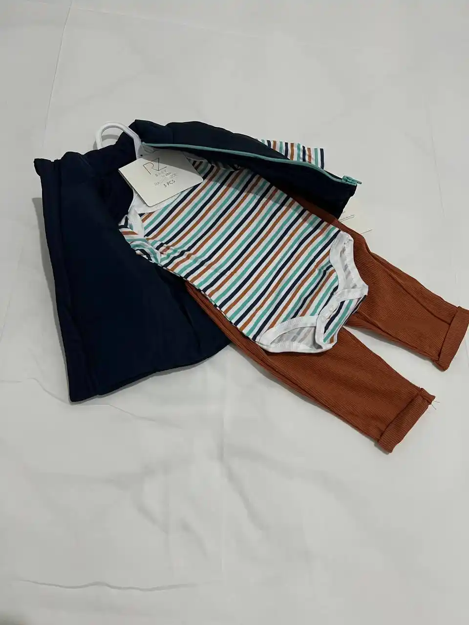 Комплект для мальчиков, жилетка 0-18 месяцев, до 1,5 лет