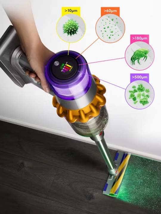 Лазерная насадка для пылесосов Dyson V10, V11, V15