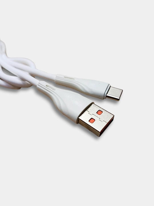 Силиконовый кабель на выбор, Type-C / Micro-USB, длина 1 м, быстрая зарядка 6А