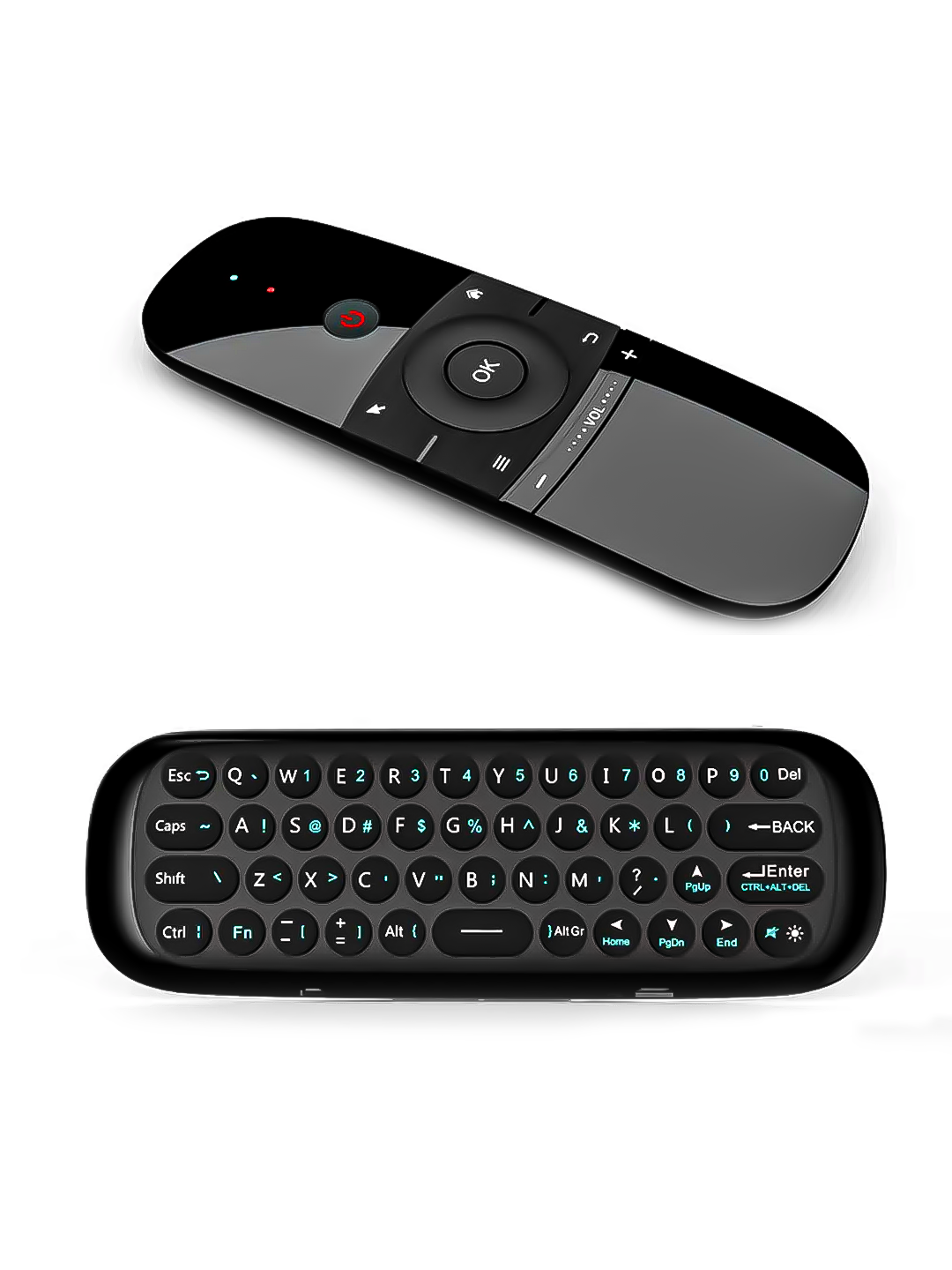 Android TV, Smart TV va TV pristavkalari uchun Air Mouse Wechip W1 ovozli boshqaruv pulti