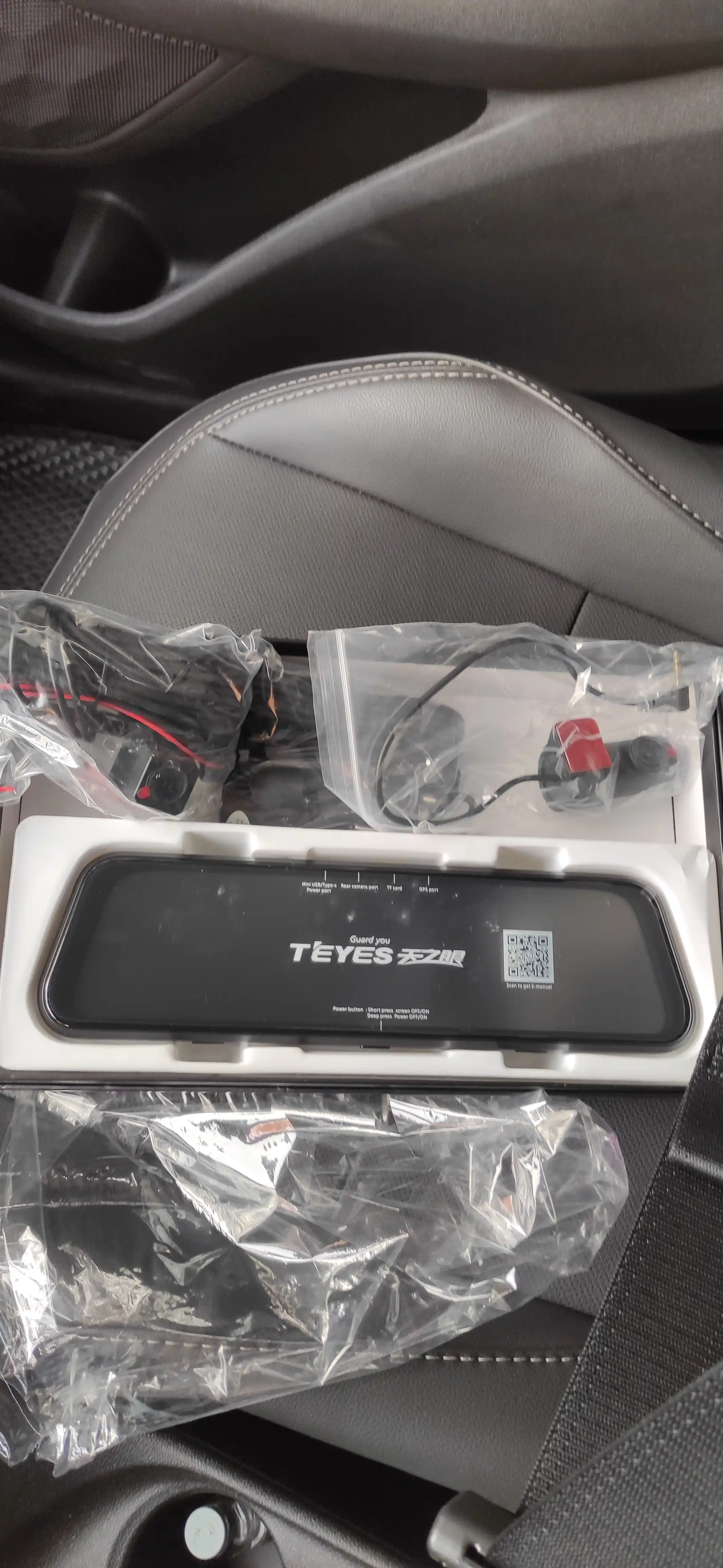 Видеорегистратор для автомобиля TEYES Q8 PRO, с 3 камерами, Wi-Fi, зеркало заднего вида