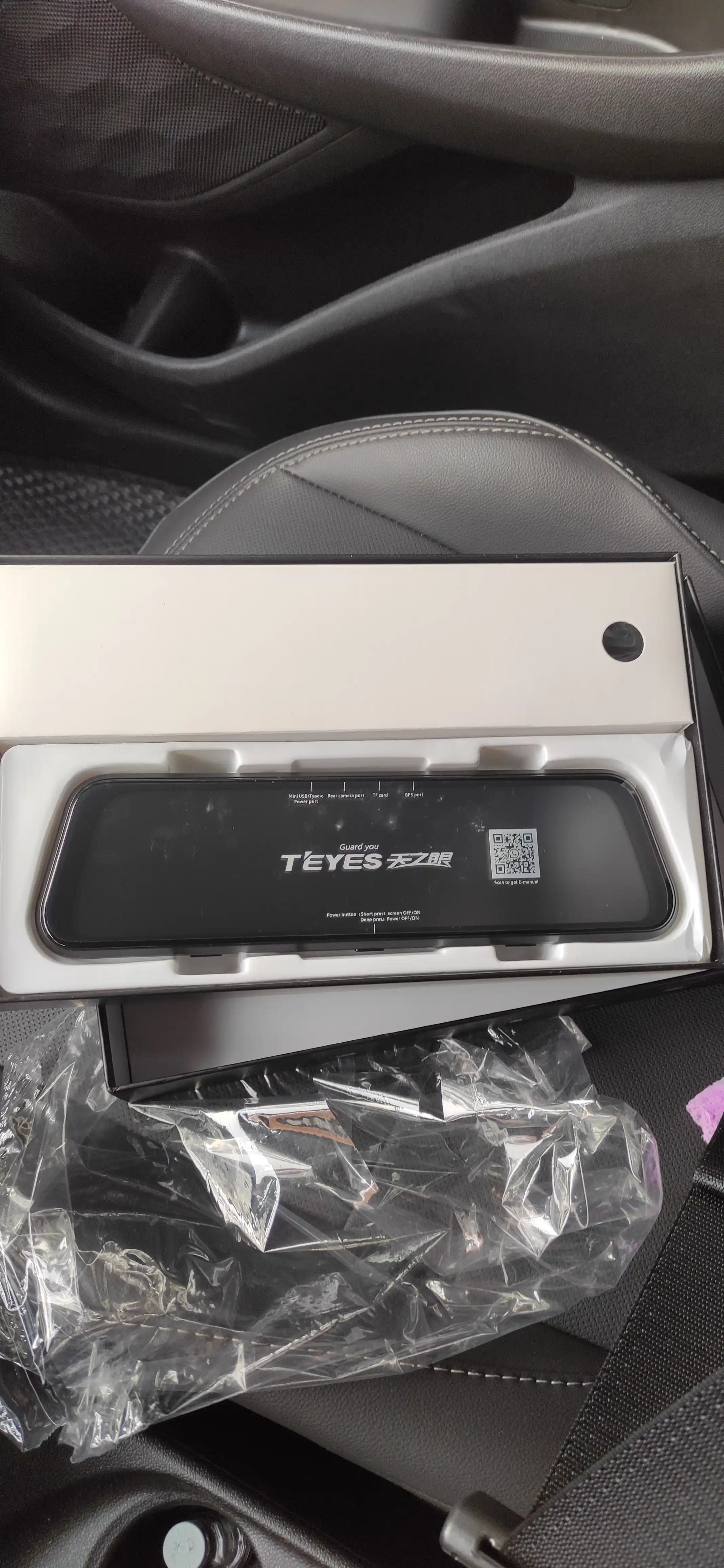 Видеорегистратор для автомобиля TEYES Q8 PRO, с 3 камерами, Wi-Fi, зеркало заднего вида