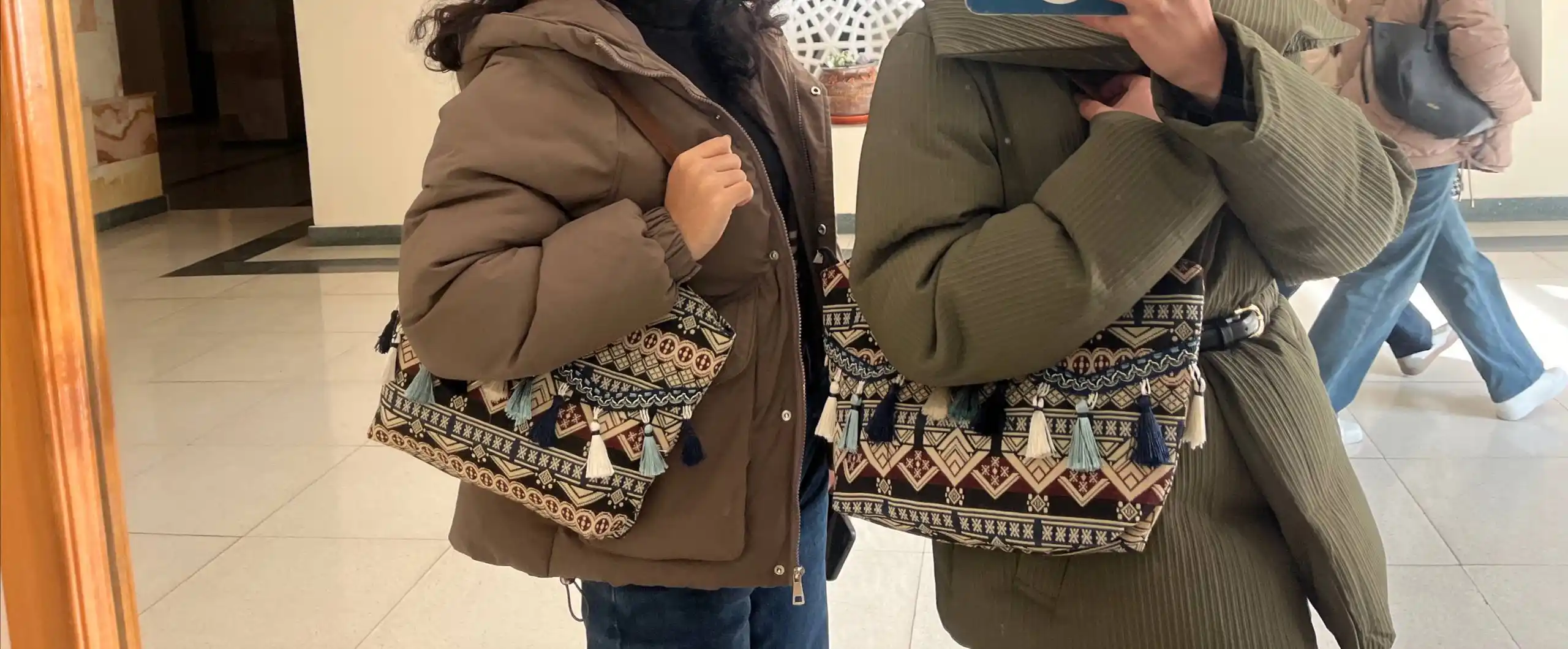Ayollar sumkasi, milliy naqshli, mini sulka, milliy uslubdagi, sovga'alik