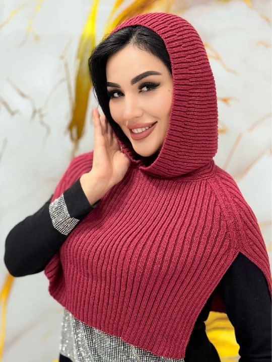 Ayollar to‘qima kapori - kuz va qish uchun issiq va yumshoq bosh kiyim