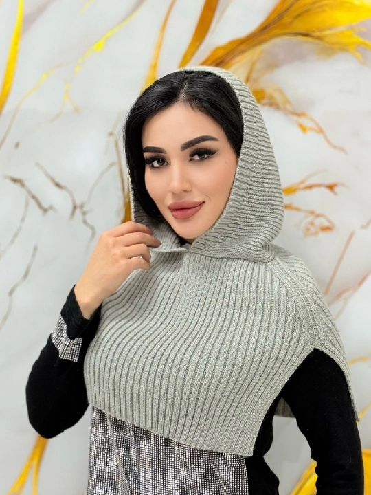 Ayollar to‘qima kapori - kuz va qish uchun issiq va yumshoq bosh kiyim