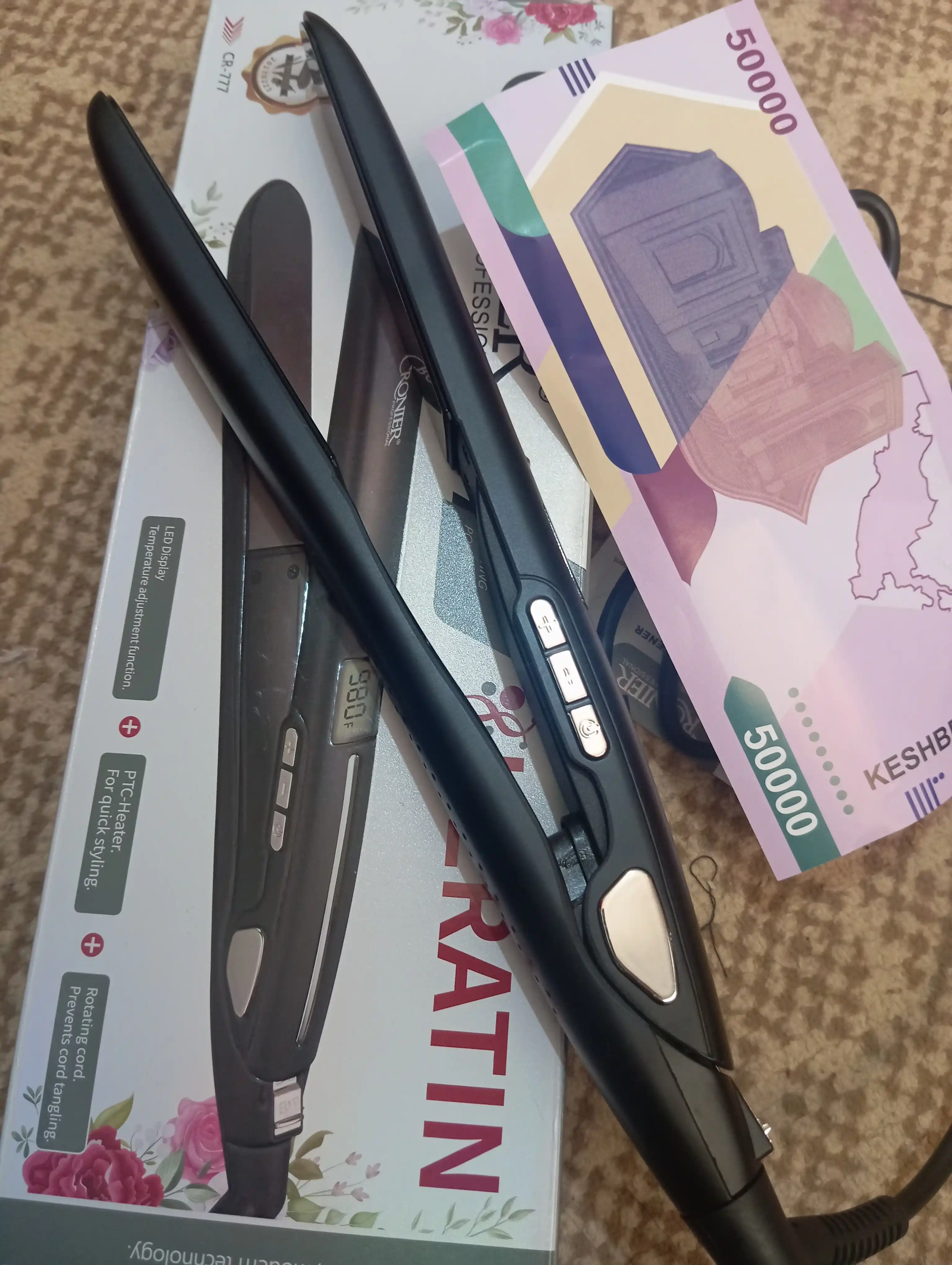 Professional soch tekkislash dazmoli MAC keramika plastina va LCD displeyli