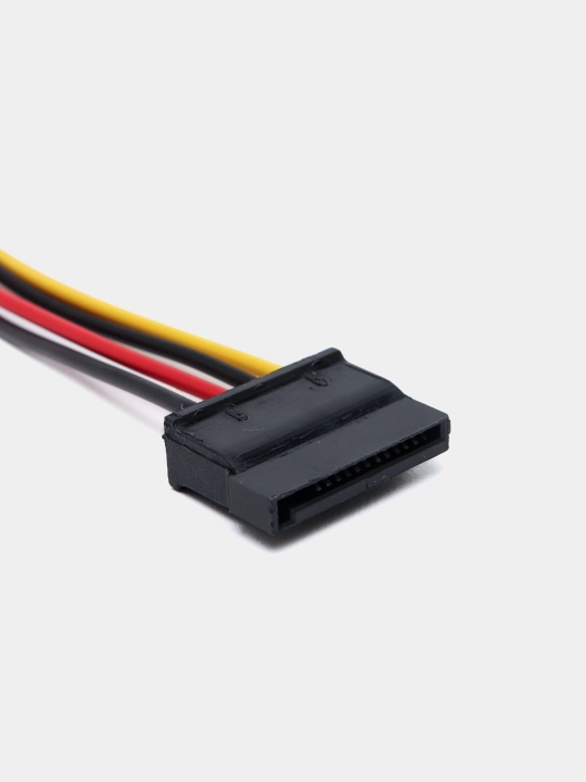SATA Molex 4-pinli 15-pinli quvvat adapter kabeli, 15 sm
