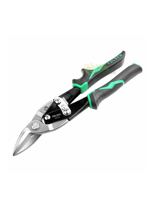 Tolsen Metall Kesish Qaychisi 250 mm — O‘ng Kesish, GRIPRO Tutqich