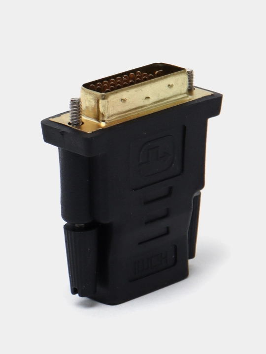 Adapter HDMI F - DVI-D 24+1 M HDMI-dan DVI-ga minusli