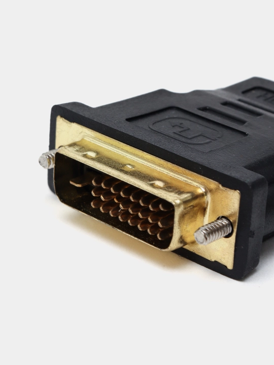Adapter HDMI F - DVI-D 24+1 M HDMI-dan DVI-ga minusli