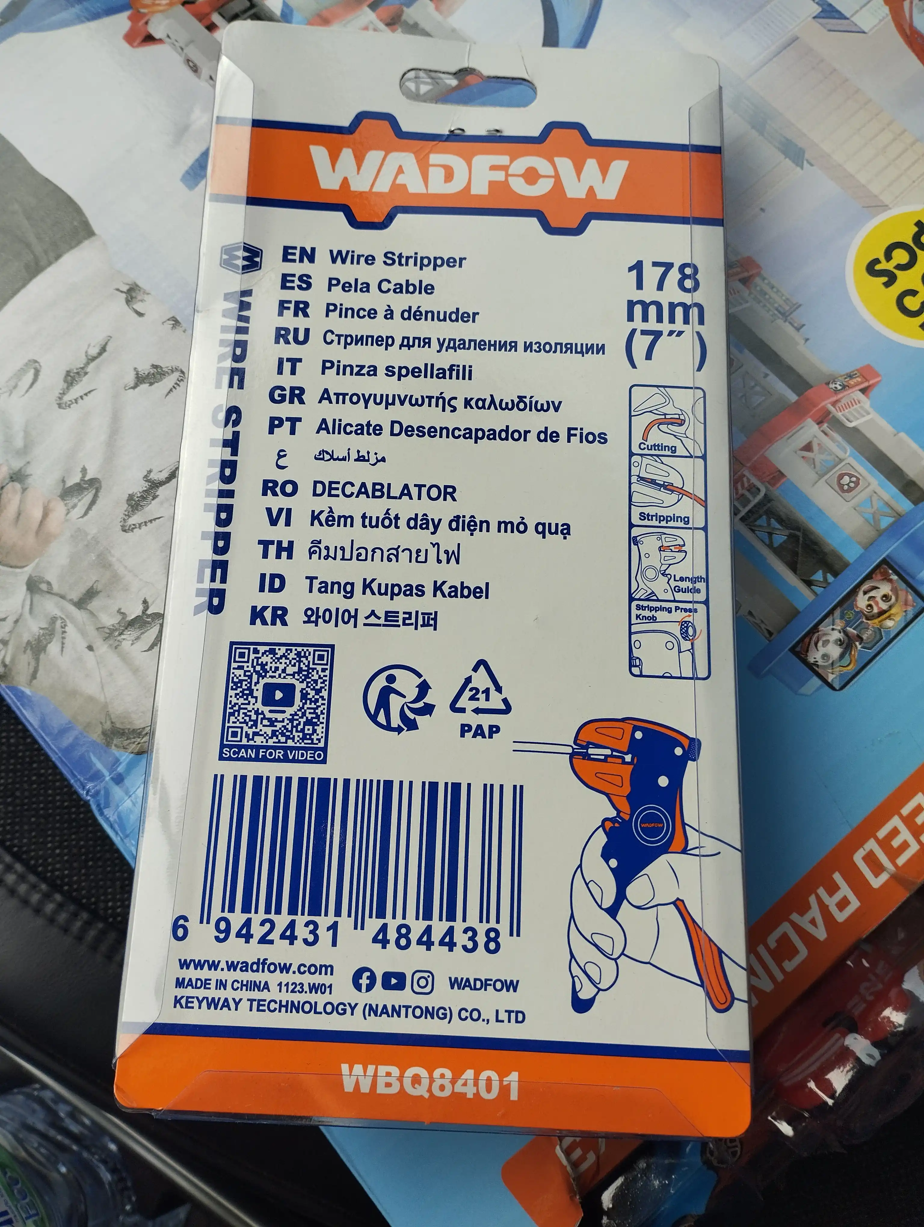 Устройство для зачистки проводов Wadfow WBQ4601, WBQ8401