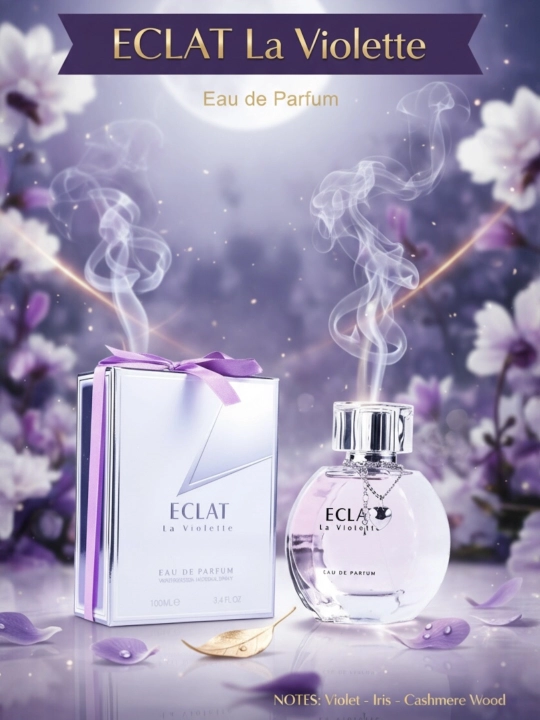 Ayollar uchun parfumlangan suv Eclat La Violette, 100 ml - 