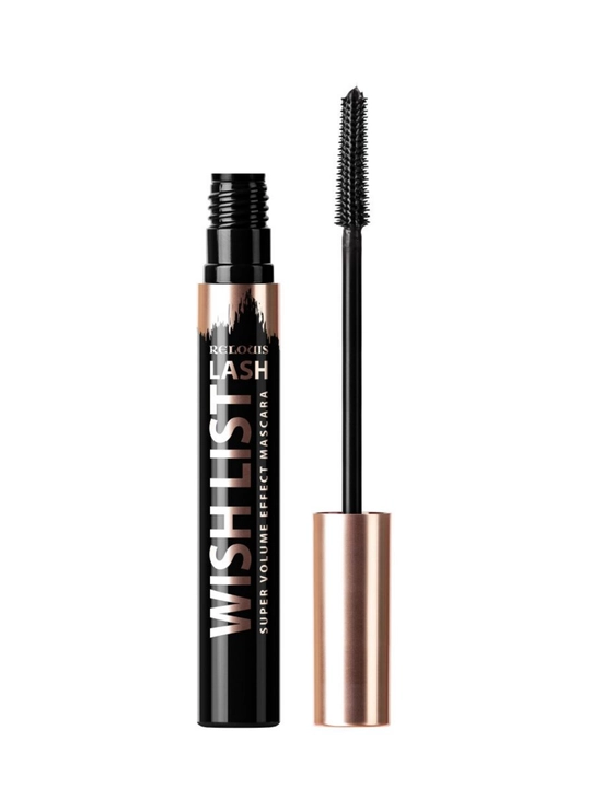 Тушь для ресниц Lash Wish List с эффектом суперобьема, черная, 10 г, Relouis
